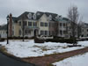 Home with a brick facade